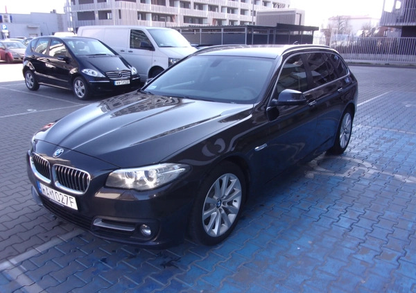 BMW Seria 5 cena 49550 przebieg: 224000, rok produkcji 2014 z Warszawa małe 301